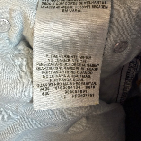 Levis 505 Straight Fit Jeans Lot Bundle 2 Mens 33x34 Blue Black Denim Y2K - Picture 11 of 16